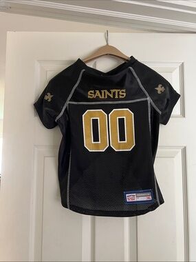 New Orleans Saints Kids Black & Gold Jersey Top